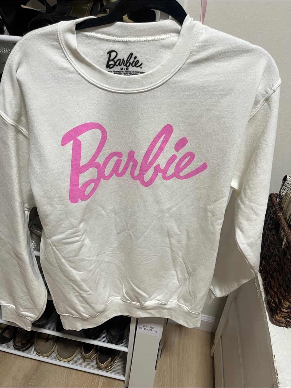 NWT women’s med Barbie Sweatshirt